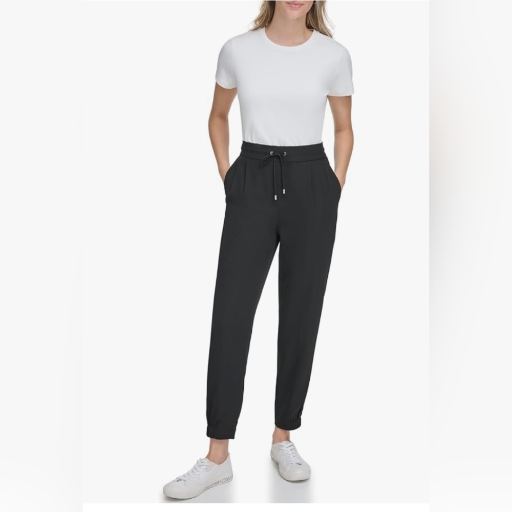 Calvin Klein Women's Pull on Drawstring Pant - Picture 4 of 4